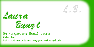 laura bunzl business card